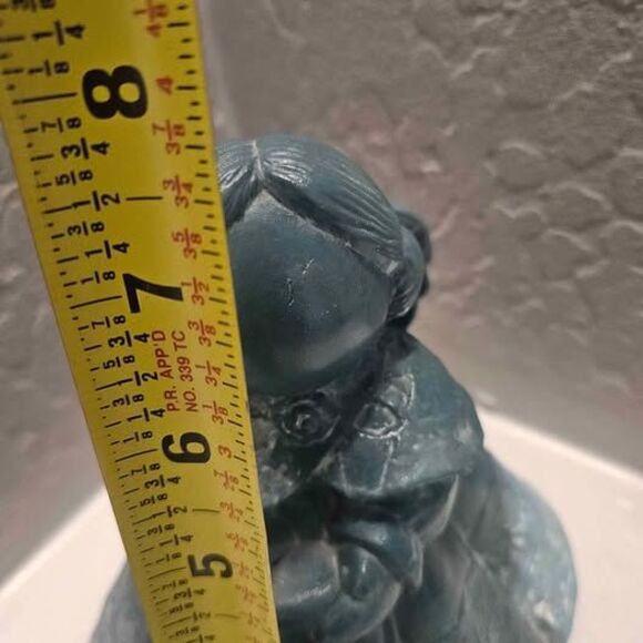 Ceramic Blue Angel 7.5" - Picture 3 of 5